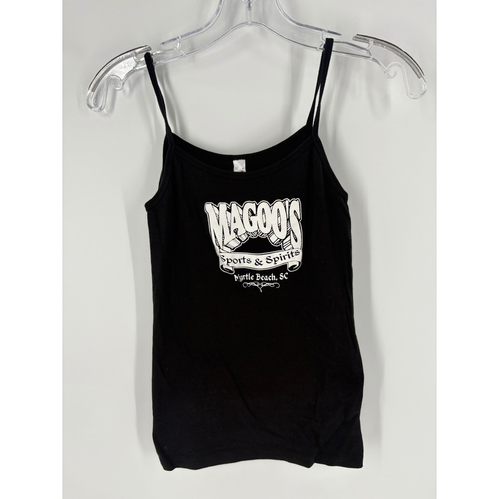 MAGOOS Sports Spirits Myrtle Beach SC Black Spaghetti Strap Tank‎ Top Women's M